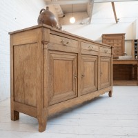 Oak 3-door sideboard, 19th century