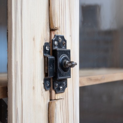 Ancienne vitrine 4 portes en bois, 1930