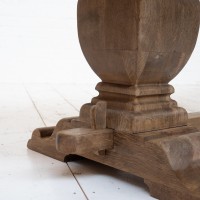 Large oak  French monastery table