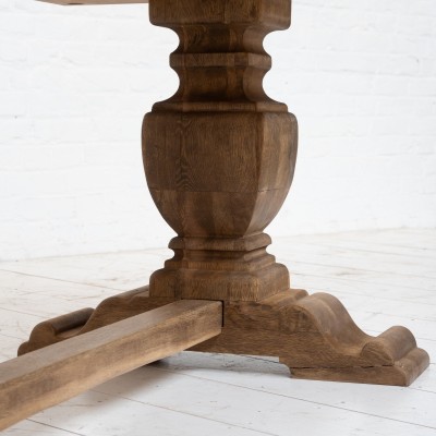 Large oak  French monastery table