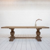 Grande table de monastère en chêne