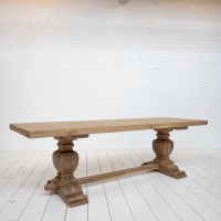 Grande table de monastère en chêne