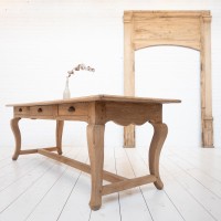 Oak table, 19th century