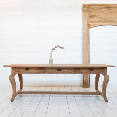 Oak table, 19th century