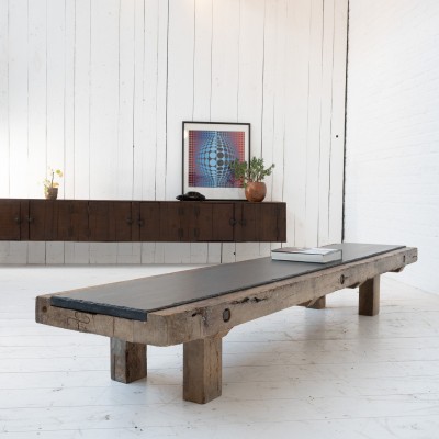 Large primitive coffee table