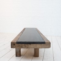 Grande table basse primitive