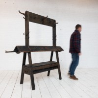 Primitive wooden stand, 19th century