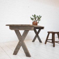 Primitive wooden console, 1930