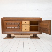 Charles DUDOUYT French oak sideboard style c.1940 by ECLECTIQUE ANTIQUE