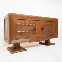 Charles DUDOUYT French oak sideboard style c.1940 by ECLECTIQUE ANTIQUE