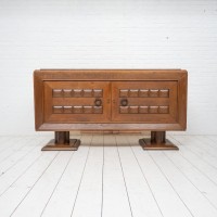 Charles DUDOUYT French oak sideboard style c.1940 by ECLECTIQUE ANTIQUE