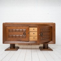 Charles DUDOUYT French oak sideboard style c.1940 by ECLECTIQUE ANTIQUE