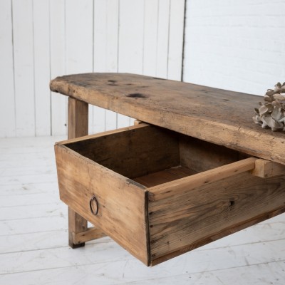 Early 20th century oak console table