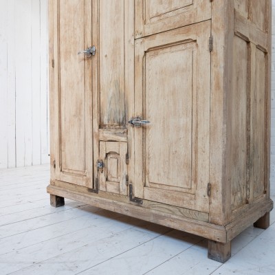 Early 20th century antique wooden ice chest