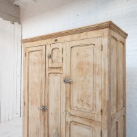 Early 20th century antique wooden ice chest