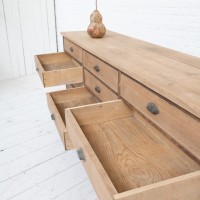 Large oak chest of drawers, 1950