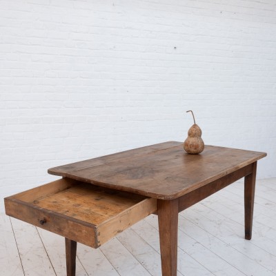 Wooden farm table, 19th century