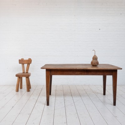 Table de ferme en bois, 19ème