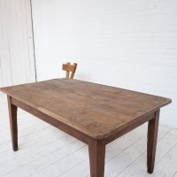 Wooden farm table, 19th century