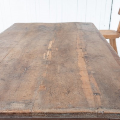 Wooden farm table, 19th century