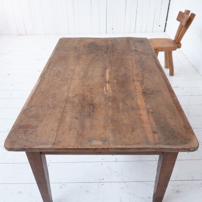 Wooden farm table, 19th century