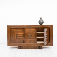 French oak sideboard DUDOUYT  style C. 1940