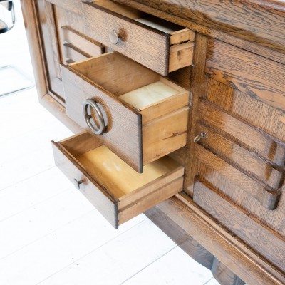 French oak sideboard DUDOUYT  style C. 1940