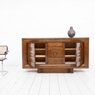 French oak sideboard DUDOUYT  style C. 1940