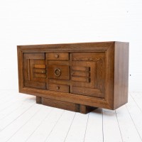 French oak sideboard DUDOUYT  style C. 1940