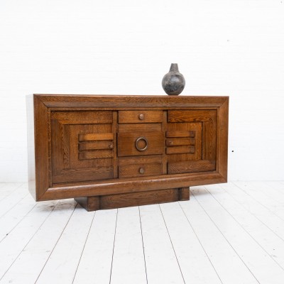 French oak sideboard DUDOUYT  style C. 1940