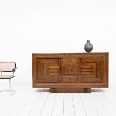 French oak sideboard DUDOUYT  style C. 1940