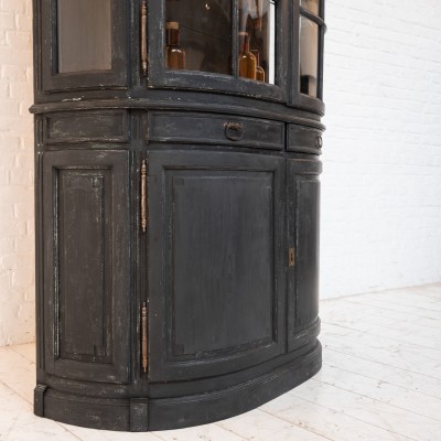 Large curved display cabinet, 1930