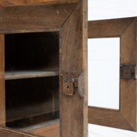 Large French oak bookcase, 19th century