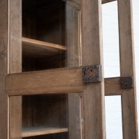 Large French oak bookcase, 19th century