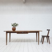 Wooden farm table, 19th century