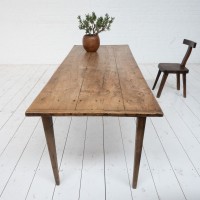 Ancienne Table de ferme en bois, 19ème