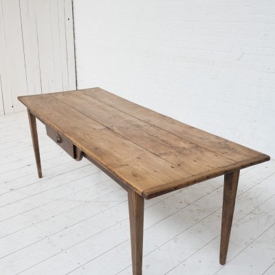 Ancienne Table de ferme en bois, 19ème