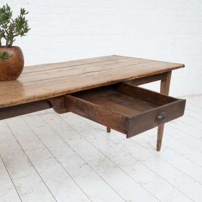 Wooden farm table, 19th century