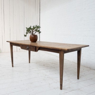 Ancienne Table de ferme en bois, 19ème