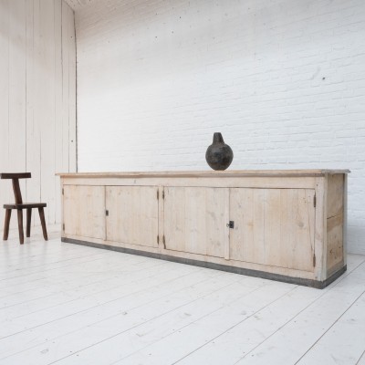 Large 4-door sideboard, early 20th century