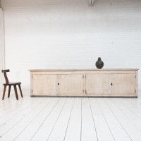 Large 4-door sideboard, early 20th century