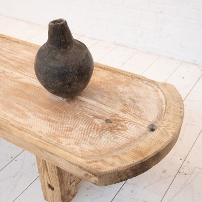 Grande table basse en bois, début 20ème