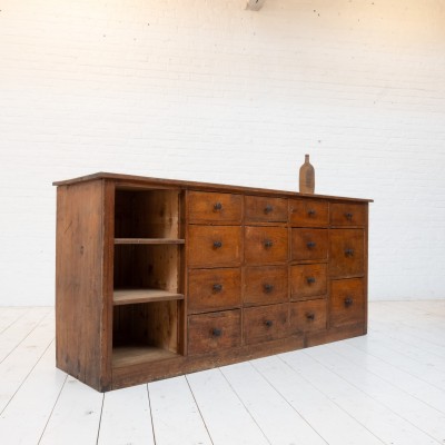 Antique french haberdashery chest of drawers, 1930