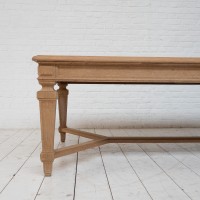 Ancienne table en chêne banque de France, début 20ème