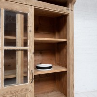 French wooden dresser with sliding doors, 1930