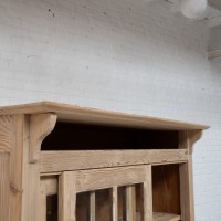 French wooden dresser with sliding doors, 1930