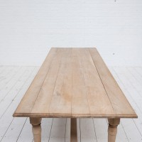 Grande table en chêne, début 20ème