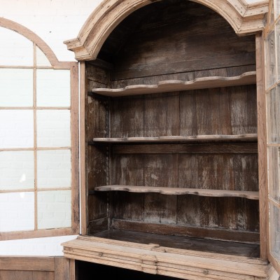 Dutch oak double cabinet, early 19th century