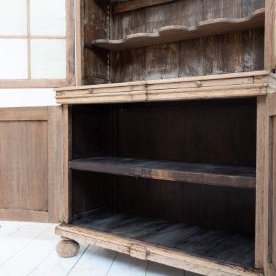 Dutch oak double cabinet, early 19th century