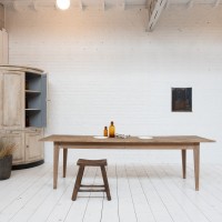 Large oak and fir farmhouse table, 1930